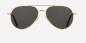 Preview: Sonnenbrille American Optical General Gold/Grey polarisierend 58/14