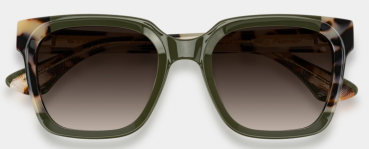 Sonnenbrille Einstoffen Flussieder Olive polarized