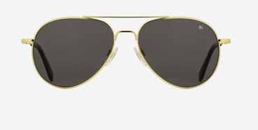 Sonnenbrille American Optical General Gold/Grey polarisierend 58/14