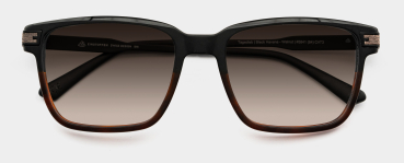 Sonnenbrille Einstoffen Tagedieb Black Havana Walnut