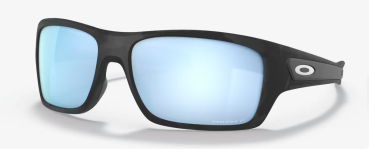 Sonnenbrille Oakley Turbine prizm deep water polarized,  Gestell matte black camo