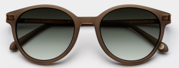 Sonnenbrille Einstoffen La Princesse Taube&Dark Bronze