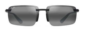 Sonnenbrille Sonnenbrille Maui Jim Laulima MJ626-02 Matte black NEUTRAL GREY