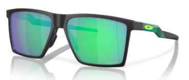Sonnenbrille Oakley Futurity sun schwarz satiniert Prizm Jade