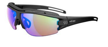 Sonnenbrille evil eye Trace pro black matt LST bright vario bluemirror