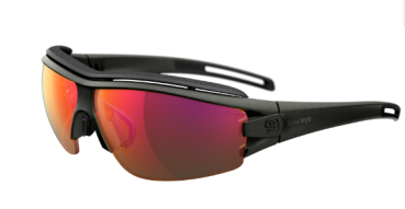 Sonnenbrille evil eye Trace pro dark olive metallic LST bright vario purple mirror