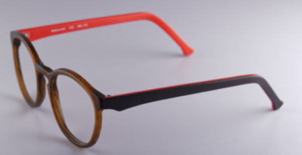 Fassungeswerk Schneeeule brun-coral matt