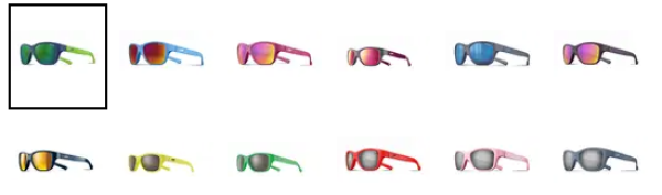 Sonnenbrille Julbo Kids Turn light bleu