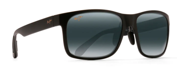Sonnenbrille Maui Jim Red Sands 432-2M black matte/GREY